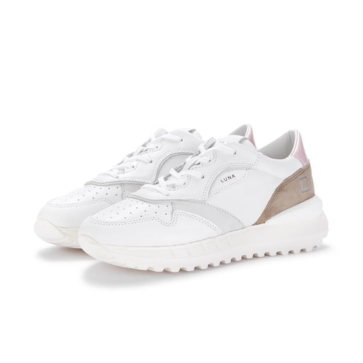 date sneakers donna luna white pink