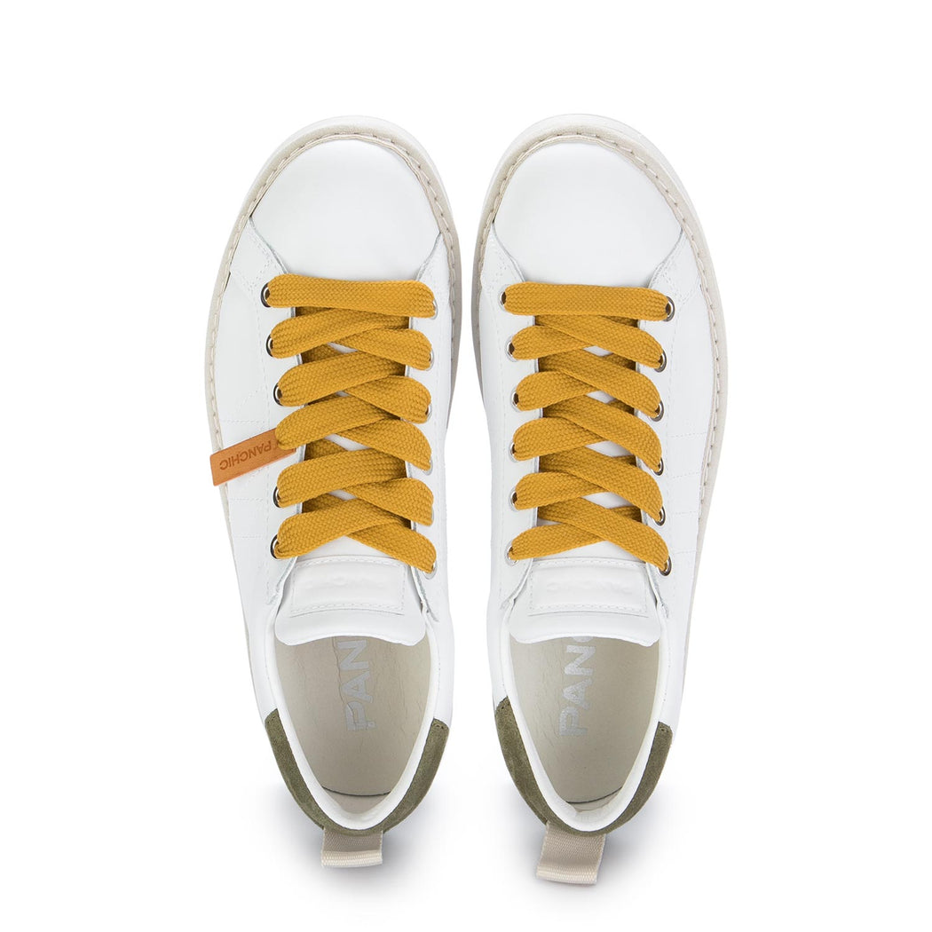 panchic womens sneakers white yellow