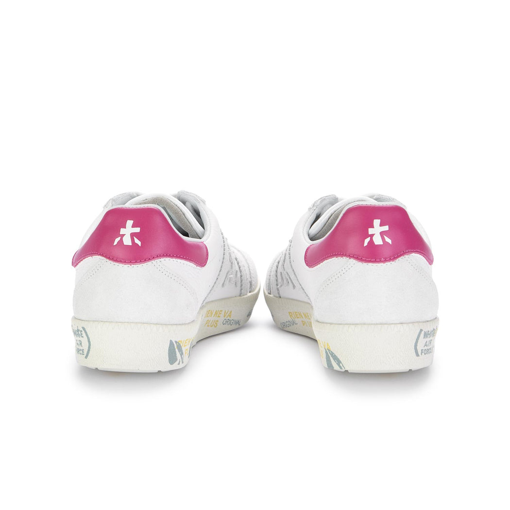 premiata womens sneakers white pink