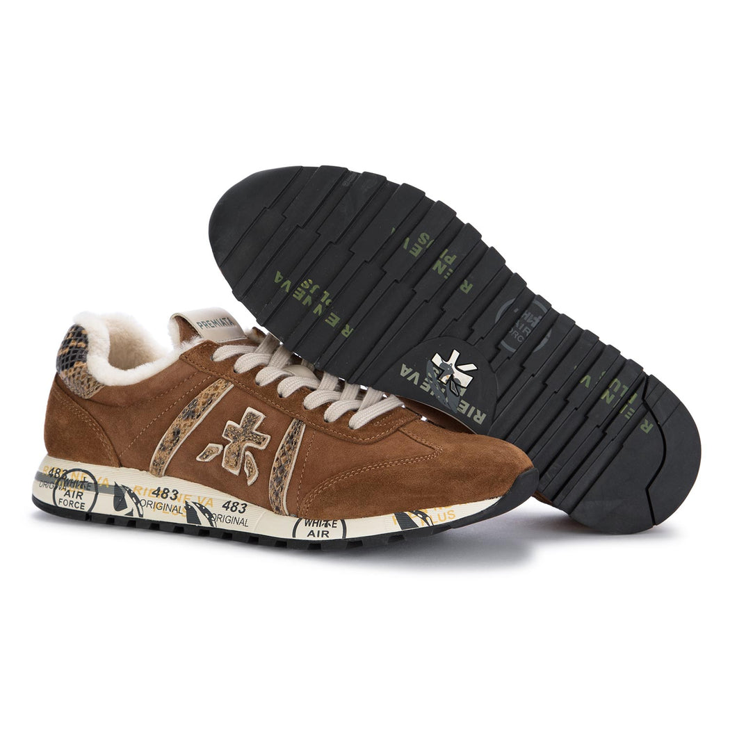 premiata womens sneakers lucy brown