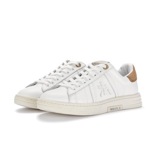 premiata womens sneakers white brown