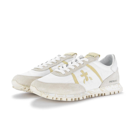 premiata sneakers donna seand white beige