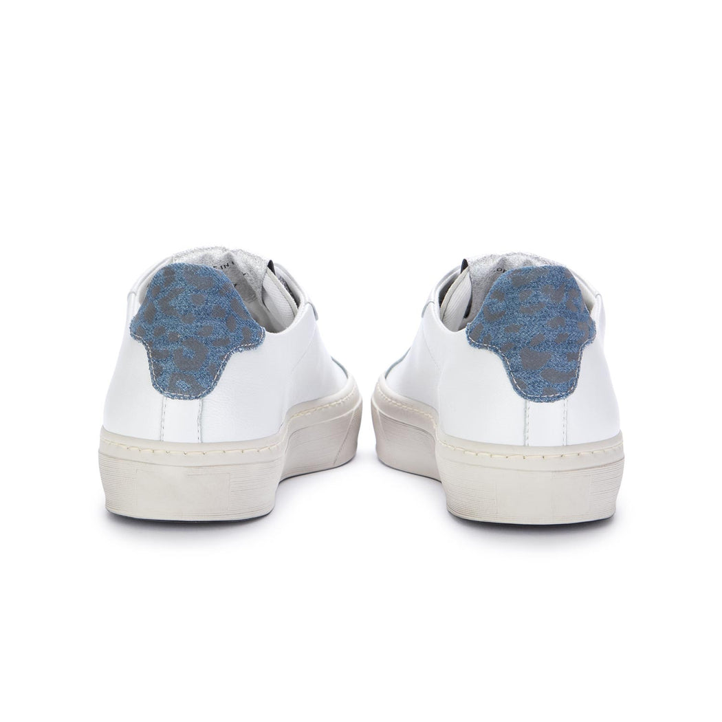 stokton womens sneakers white blue