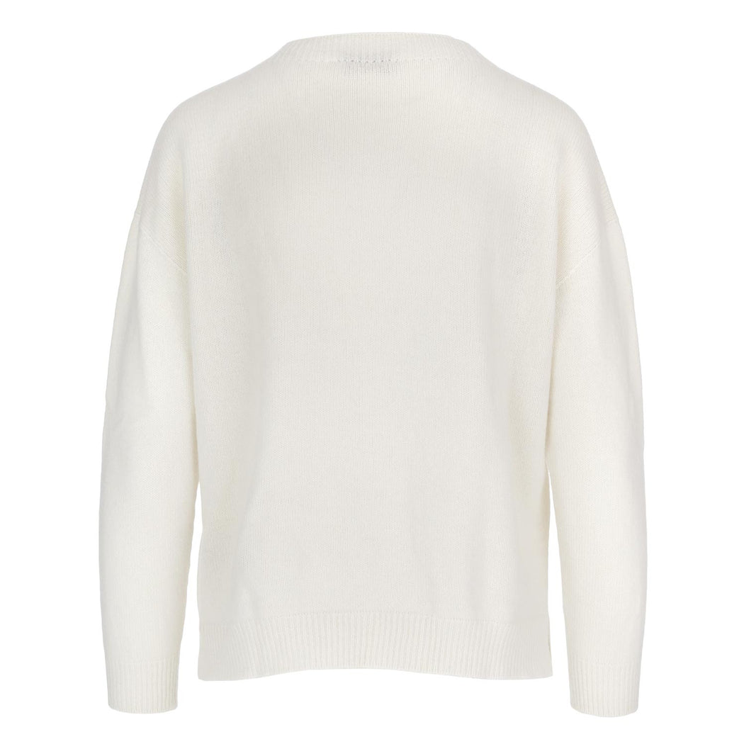 cashmere island womens sweater white