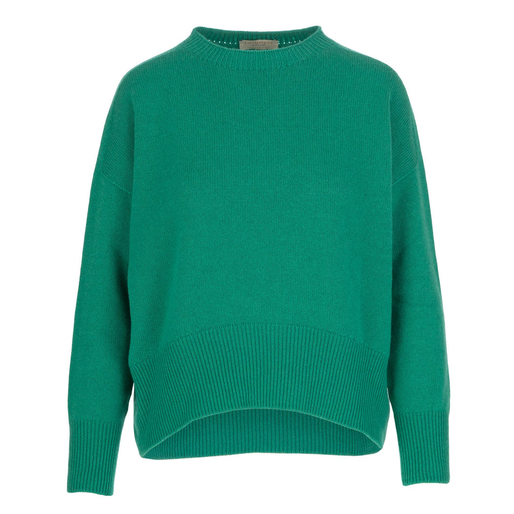 cashmere island womens sweater green