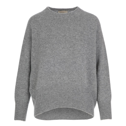 cashmere island womens sweater grey