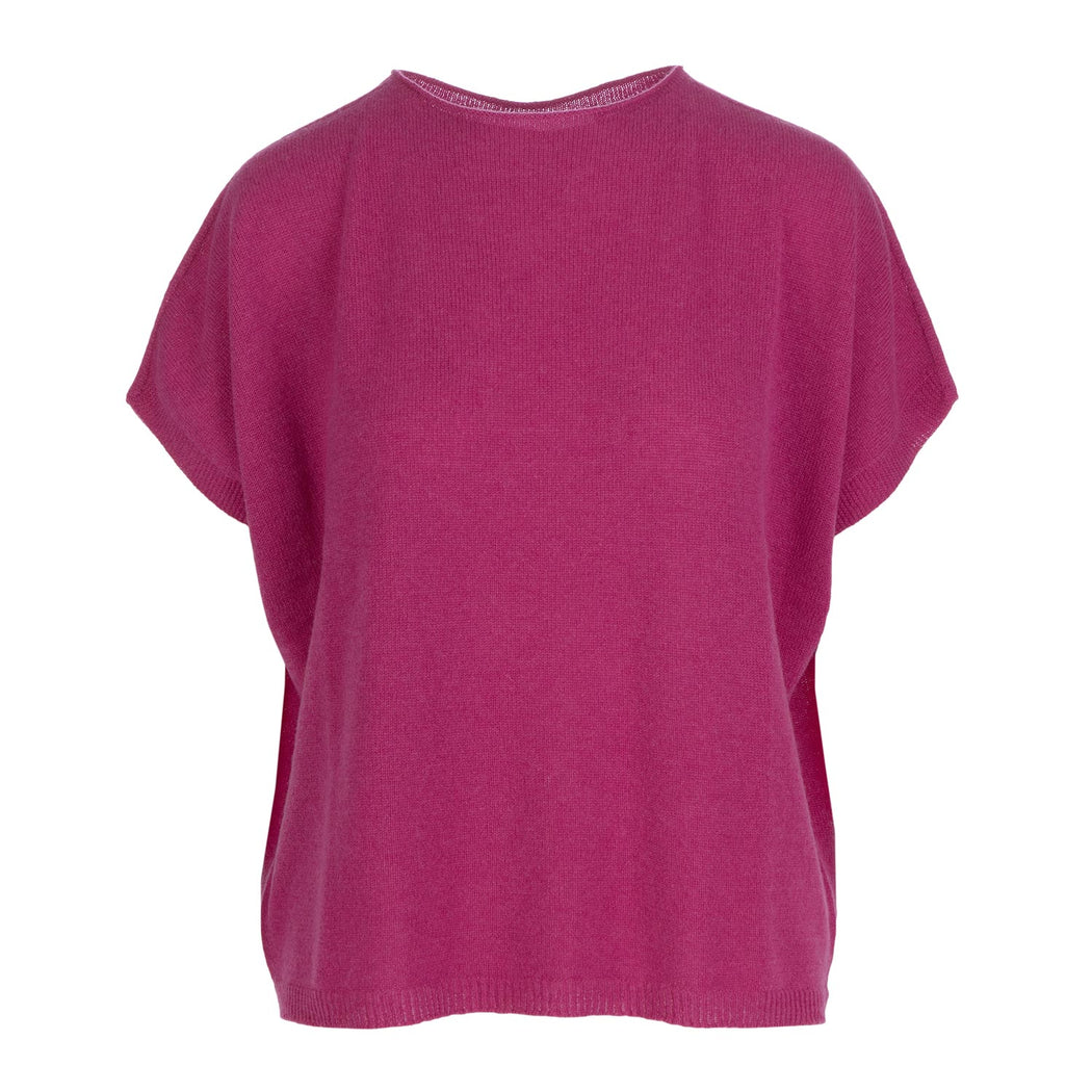 riviera cashmere womens sweater fuchsia