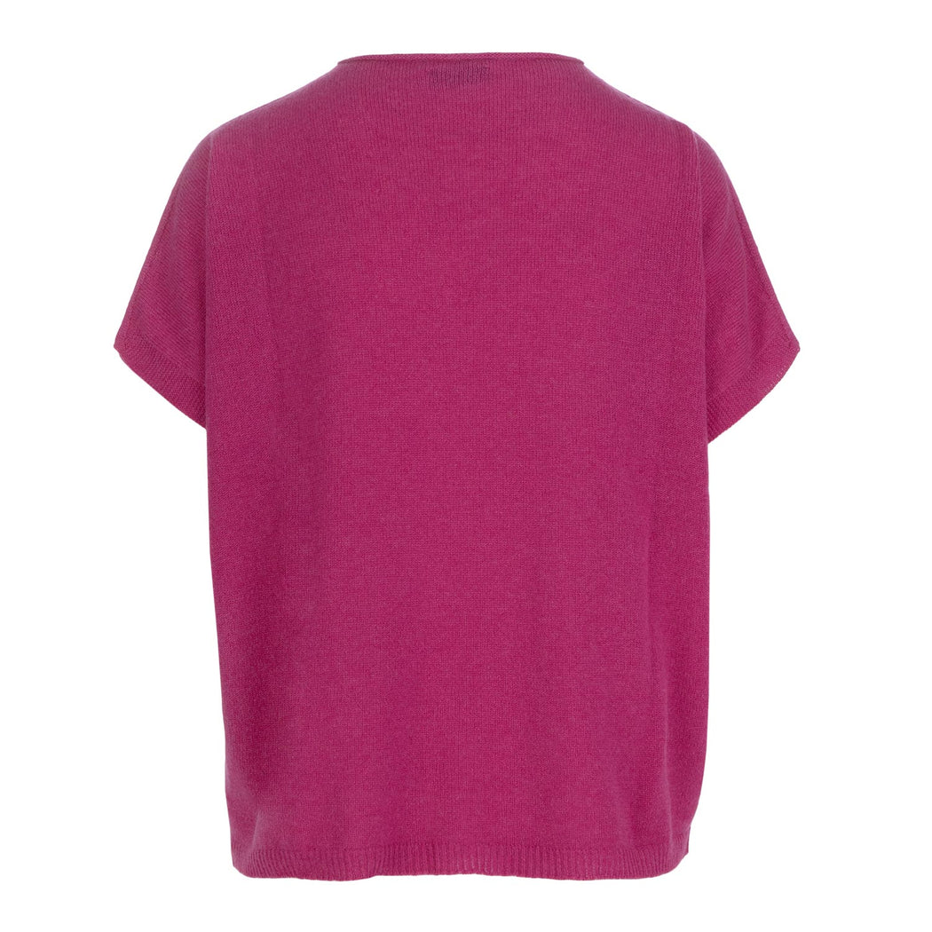riviera cashmere womens sweater fuchsia