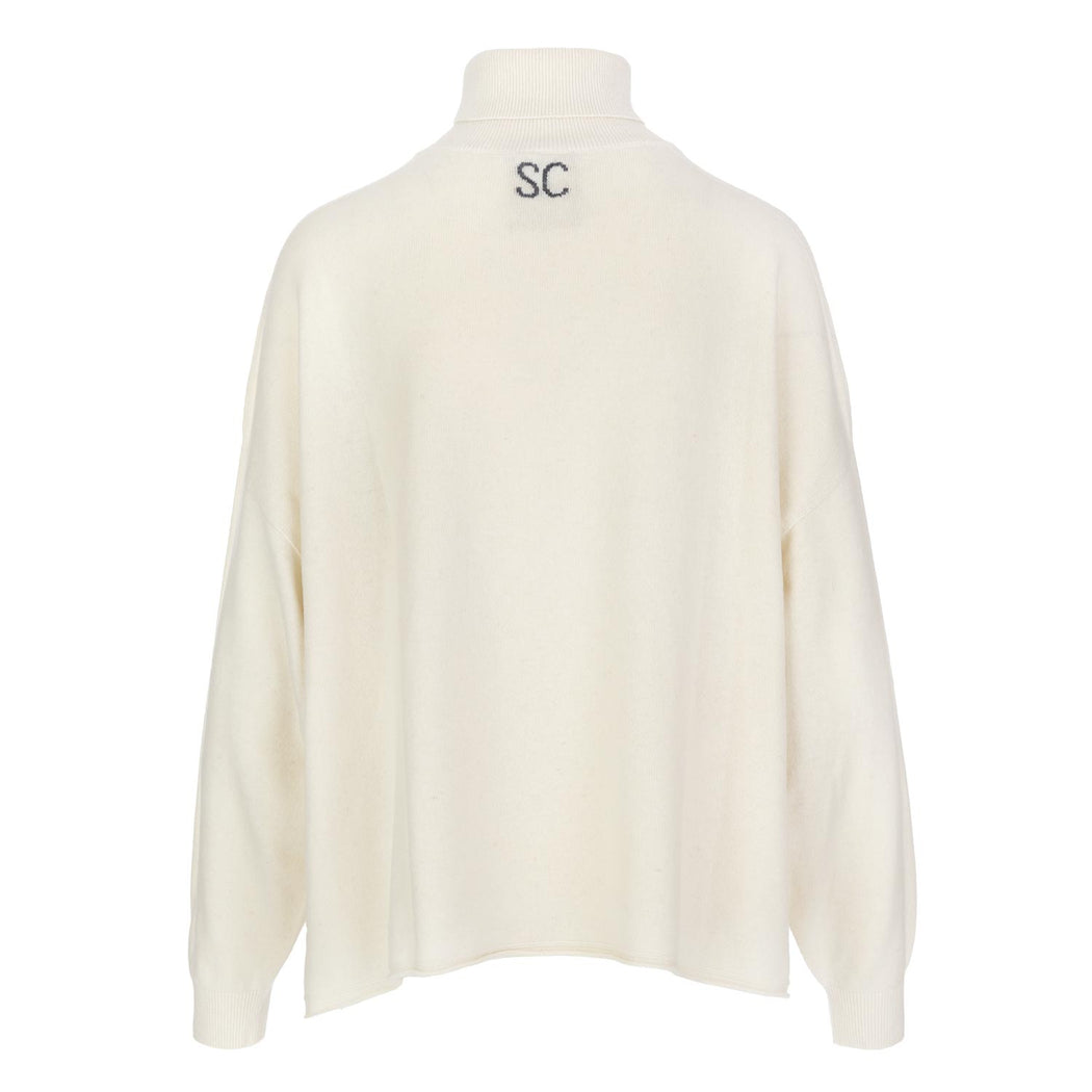 semicouture womens sweater cream white
